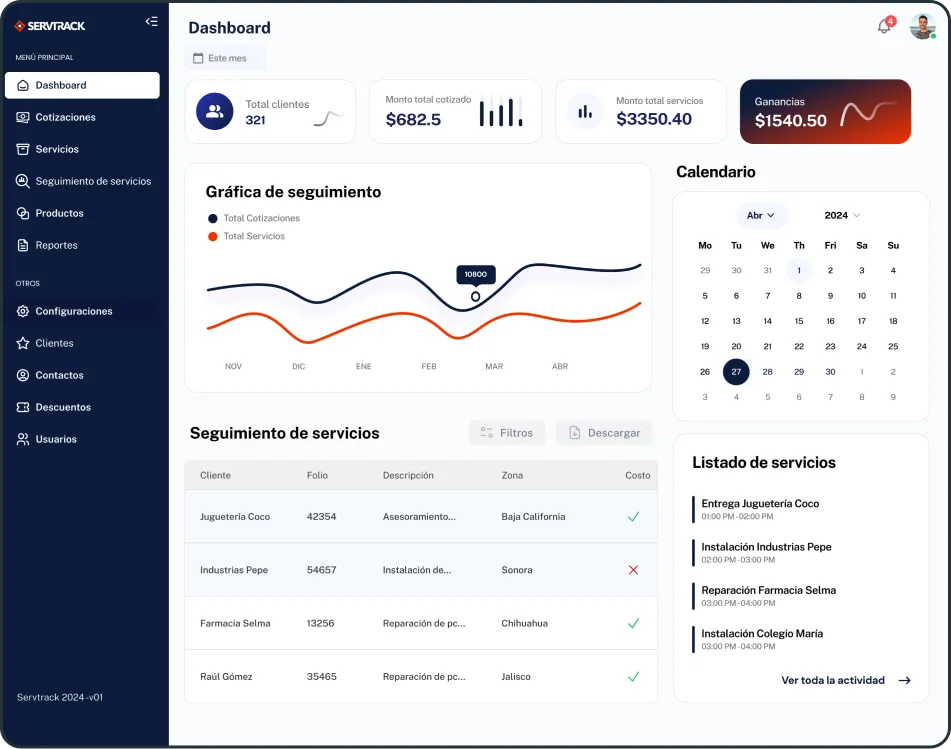 servtrack